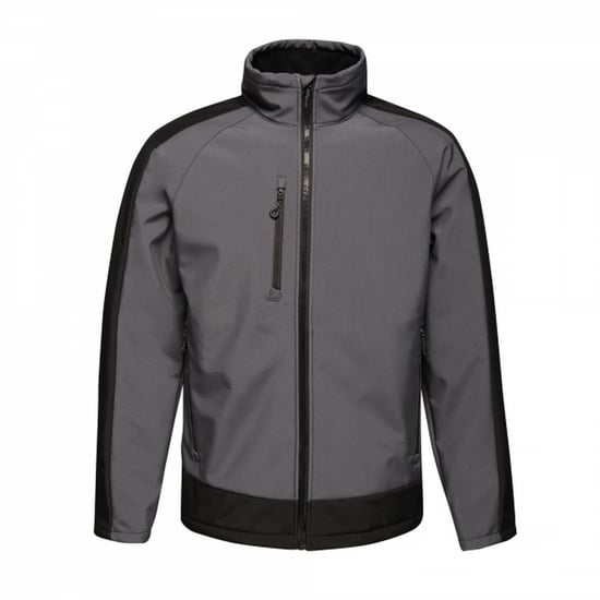 Regatta Mens Contrast 3 Layer Softshell Full Zip Jacket - Image 1