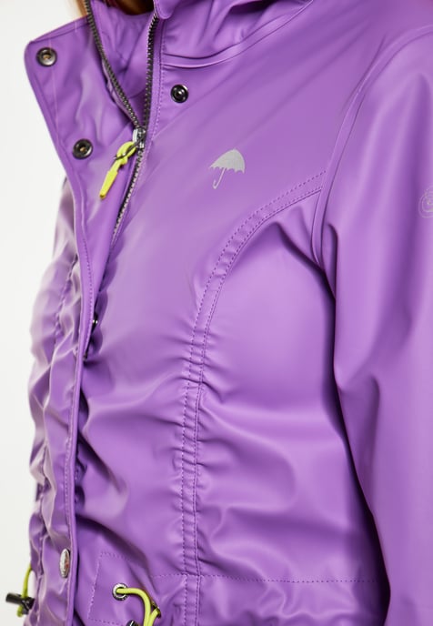 Schmuddelwedda raincoat women purple - Image 5