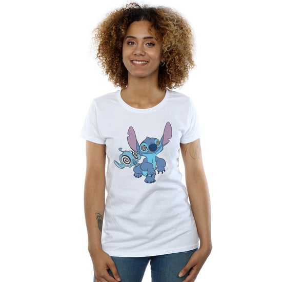 Disney Womens/Ladies Lilo And Stitch Hypnotized Cotton T-Shirt (White)