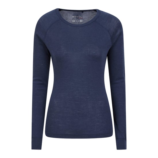Mountain Warehouse Womens/Ladies Merino II Thermal Top (Navy) - Image 1