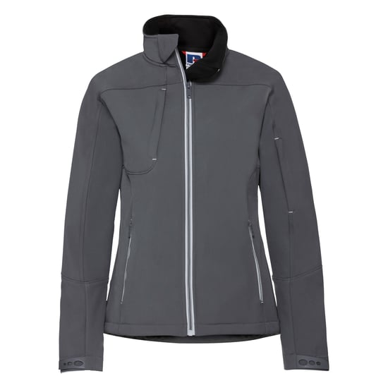Russell Women/Ladies Bionic Softshell Jacket (Iron Grey) - Image 1