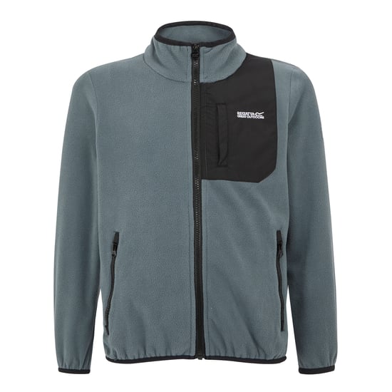 Regatta Childrens/Kids Frankie Full Zip Fleece Jacket (Stormy Weather) - Image 1
