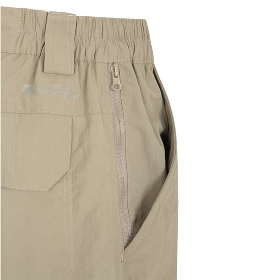 Mountain Warehouse Mens Trek II Short Cargo Trousers (Dark Beige) - Image 4