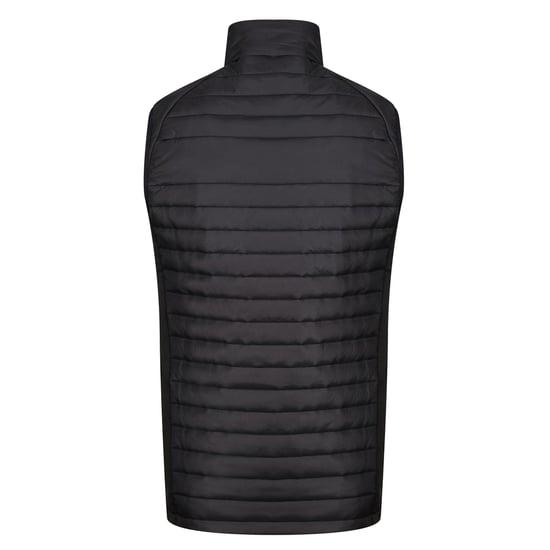 Regatta Mens Navigate Quilted Hybrid Gilet (Black/New Royal)