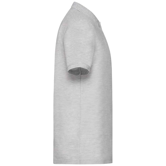 Fruit of the Loom Mens 65/35 Polo Shirt (Heather Grey) - Image 3
