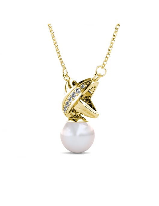 Colgantes Chris Pearl - Oro y Cristal - Image 3