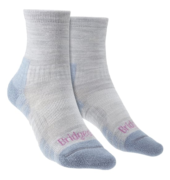 Bridgedale - Calcetines Merino Senderismo Mujer - Gris / Azul Ahumado - Image 1