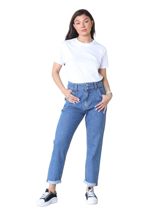 Vaqueros Boyfriend MYT para mujer en azul claro - Image 6