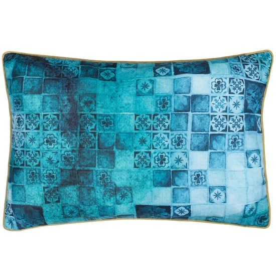 Cojín Exterior con Piping Majorelle Leopardo de Paoletti - Image 2