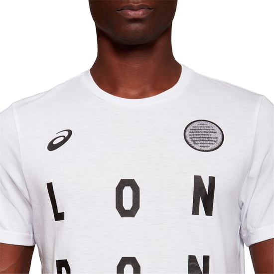 Asics London City Mens White T-Shirt