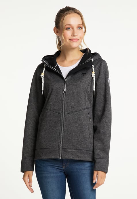 Schmuddelwedda functional jacket women Grey melange - Image 3