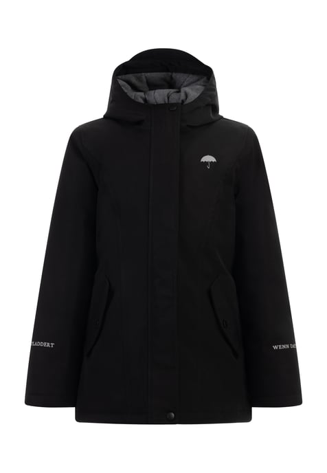 Schmuddelwedda Winter jacket Girls black - Image 1
