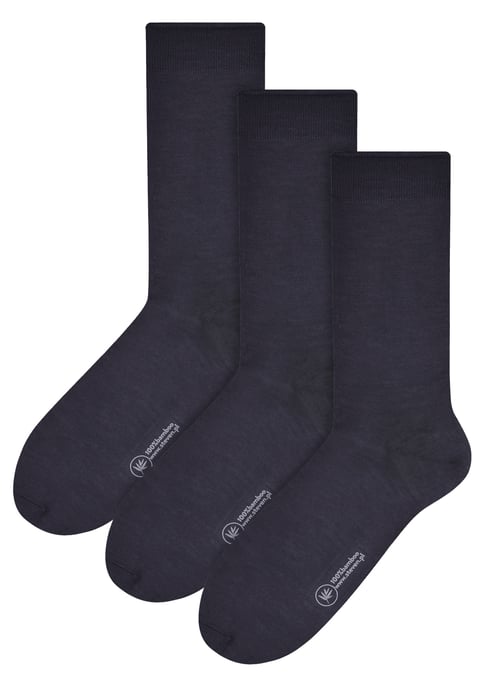 3 Pairs Multipack Mens 100% Bamboo Socks | Steven | Breathable Soft  Crew Dress Socks - Charcoal