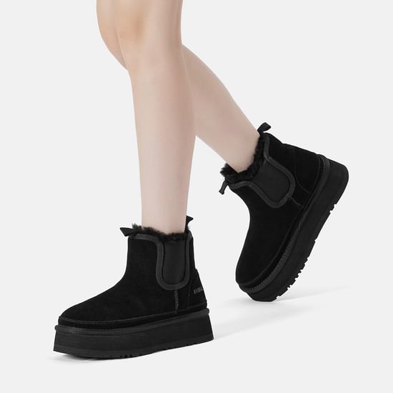 EVER AU Mujer Botines Chelsea Plataforma De Piel - Shoveler - Image 2