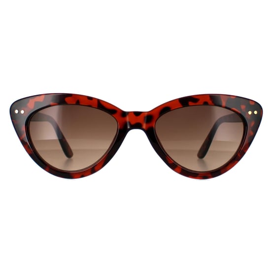 Guess Cat Eye Womens Gold Brown Gradient GF0402