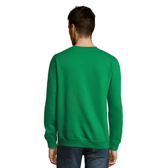 SOLS Unisex Adult New Supreme Sweatshirt (Kelly Green) - Image 2
