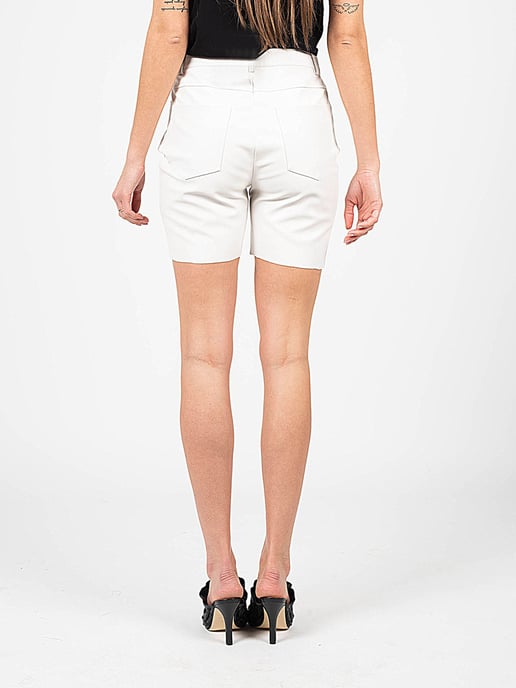 Pinko Shorts Susan 14 Mujer Blanco - Image 4