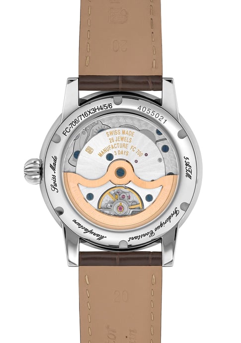 Frédérique Constant Manufacture Classic Date Men's Brown Watch FC-706SAL3H6