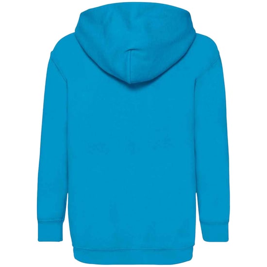 Fruit Of The Loom Kids Unisex Classic 80/20 Hoodie (Azure Blue) - Image 2