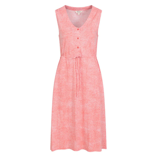 Mountain Warehouse Womens/Ladies Bahamas Floral Sleeveless Dress (Coral) - Image 1