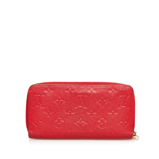 Cartera Zippy Roja Monogram Empreinte de Louis Vuitton Vintage - Image 3
