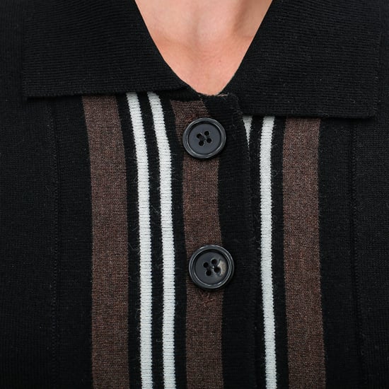 Cardigan with contrasting edges - Image 5