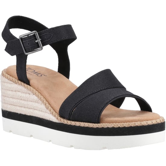 TOMS Darya Polyester Women's Black Sandals - Image 1
