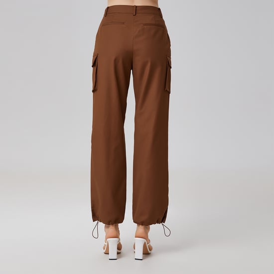 Drawstring ankle cargo pants - Image 5