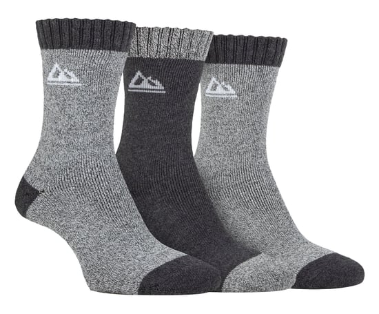 Storm Bloc - Pack de 3 Calcetines de poliéster para mujer - Calcetines de senderismo y trekking - Carbón/gris - Image 1