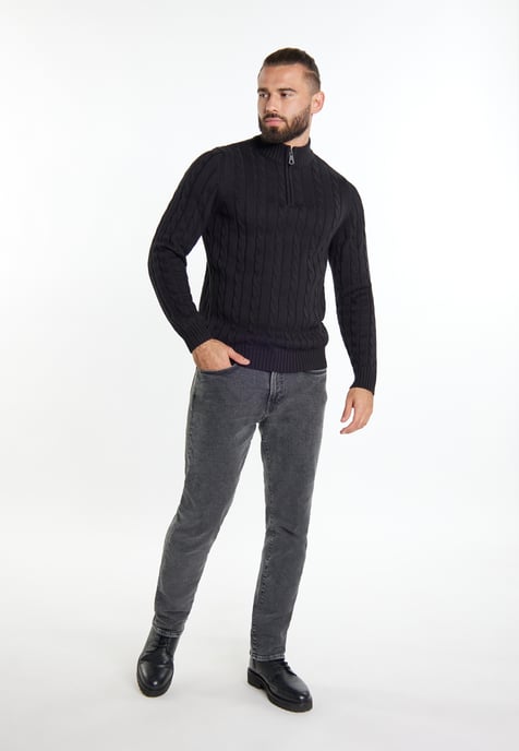 Dreimaster Knitted pullover Men black - Image 2