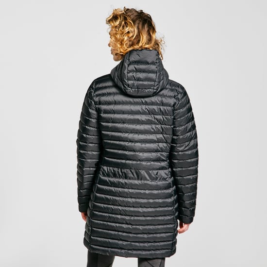 Peter Storm Women's Long Down Insulated and Water Repellent Jacket with Hood, Winter Coat