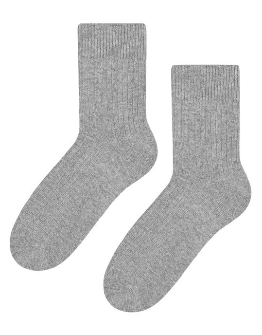 Womens Wool Dress Socks | Steven | Calcetines calientes transpirables para señoras -Gris - Image 1