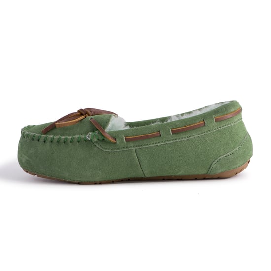 Aus Wooli Australia Womens Stylish Sheepskin Lace Moccasin
