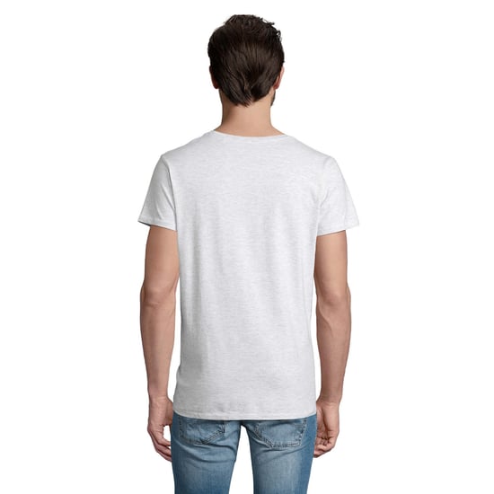 SOLS Mens Crusader Heather T-Shirt (Ash) - Image 2