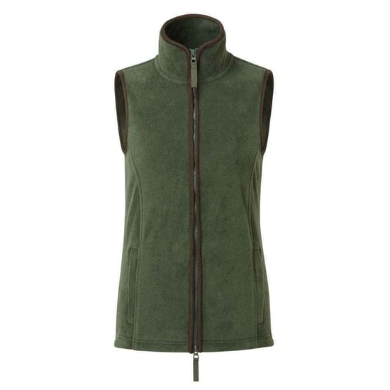 Premier Womens/Ladies Artisan Fleece Gilet (Moss Green/Brown) - Image 1