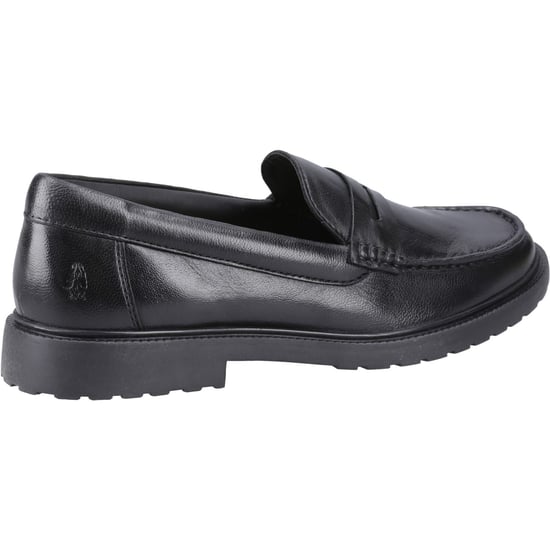 Hush Puppies Verity Slip On Leather Women's Black Loafers - Image 2