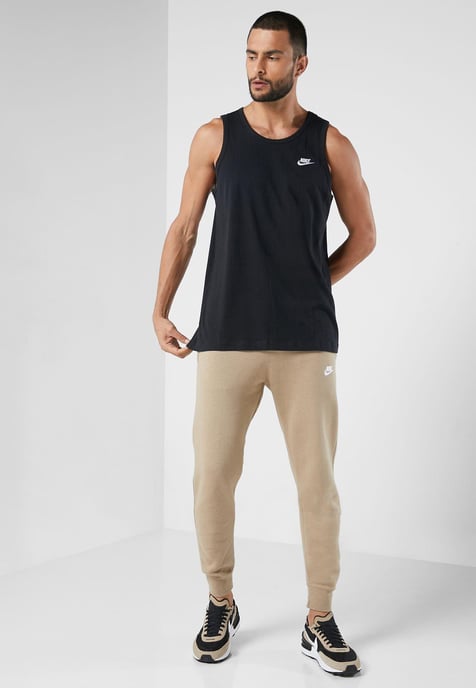 Camiseta sin mangas tipo chaleco informal Athletic Gym de Nike en negro para hombre - Image 4