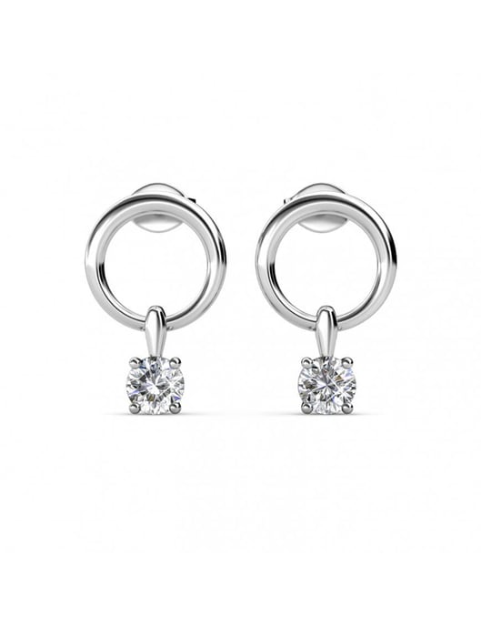 Pendientes Octavia - Plata y Cristal - Image 3