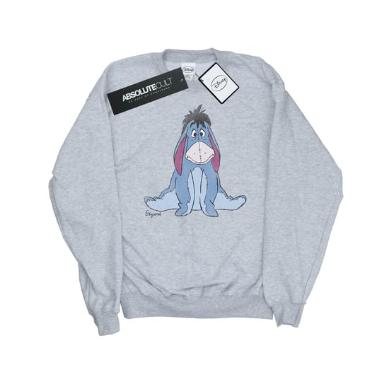 Disney Womens/Ladies Winnie The Pooh Classic Eeyore Sweatshirt (Heather Grey) - Image 1