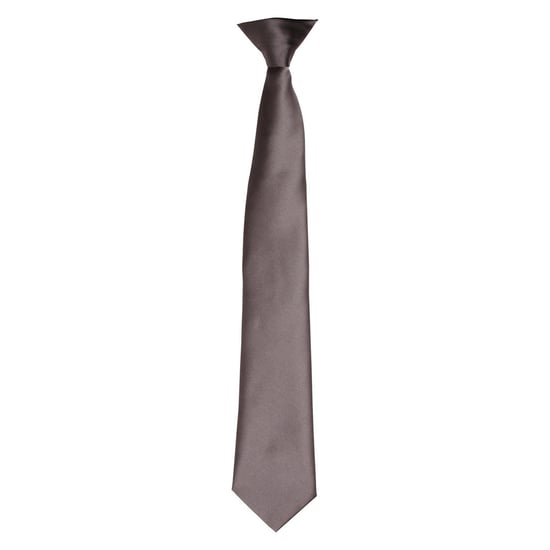 Premier Unisex Adult Satin Tie (Dark Grey)