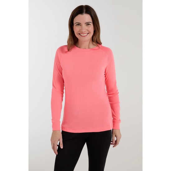 Mountain Warehouse Womens/Ladies Talus Long-Sleeved Top (Coral) - Image 1