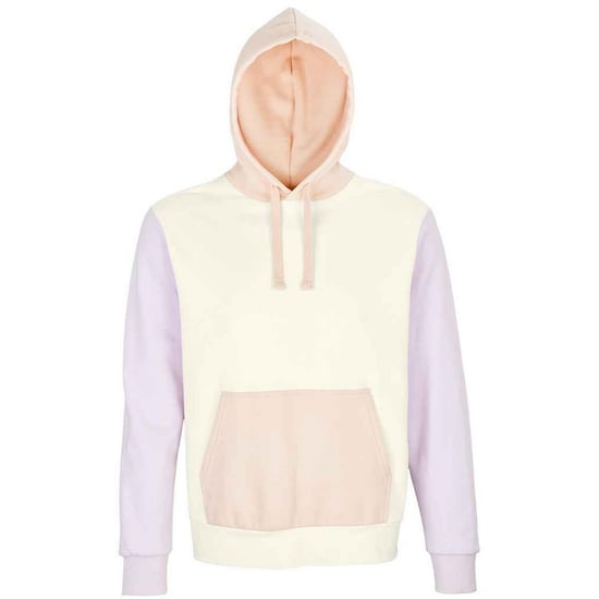 SOLS Unisex Adult Collins Contrast Organic Hoodie (Off White) - Image 1