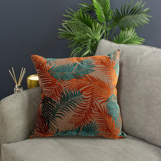 Funda de Cojín de Terciopelo Jacquard Palmgrove de Paoletti - Image 4