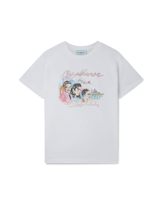Casablanca La Liaison Camiseta en Blanco - Image 2