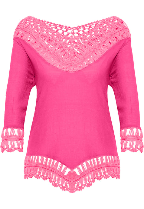 IZIA tunic with crochet part mahisha - Image 1