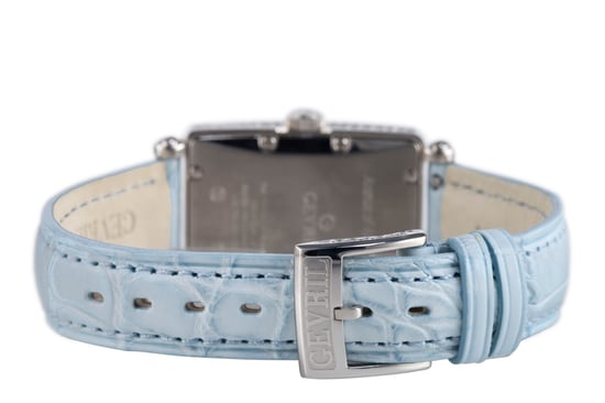 Reloj Gevril para mujer 7247NV Mini Cuarzo Avenida de las Américas Azul Diamante - Image 3