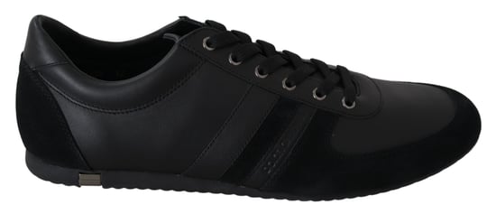 Zapatillas Casual de Cuero Negro con Logo para Hombre de Dolce & Gabbana - Image 1