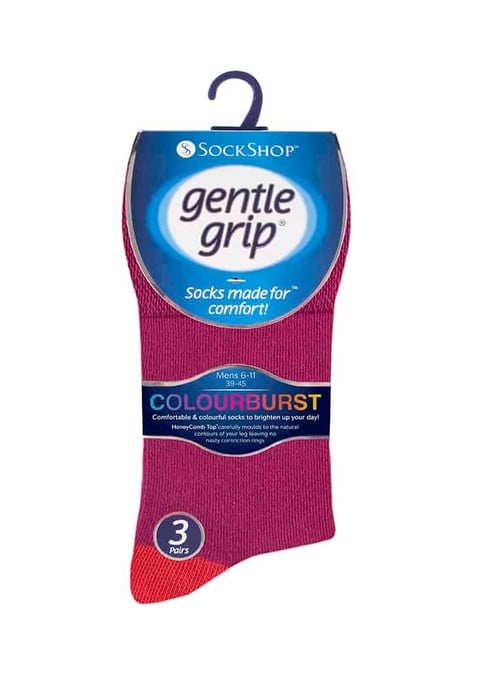 Gentle Grip - Calcetines no elásticos Gentle Grip 6 pares - MGG91 - Image 2