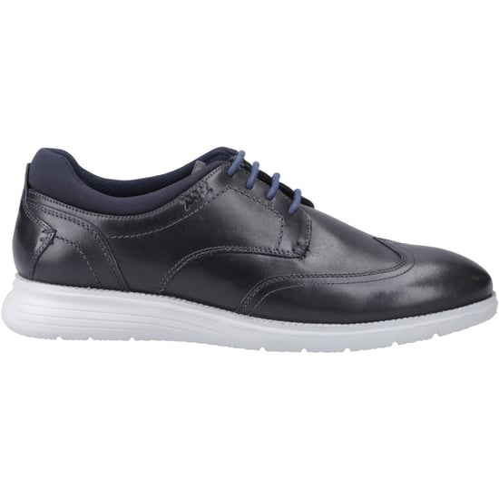 Pod Vantage Leather Men's Navy Lace-Up Shoes - Image 5