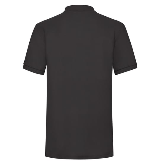 Fruit of the Loom Mens 65/35 Heavyweight Polo Shirt (Black) - Image 2